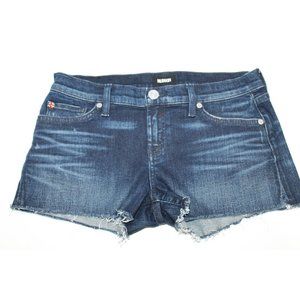 Hudson Jeans Dark Blue Jean Shorts